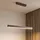 LUCANDE Mylosh 1-flg. dimmbar 110 cm Modern / Braun