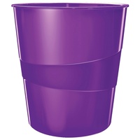 Leitz WOW Papierkorb violett