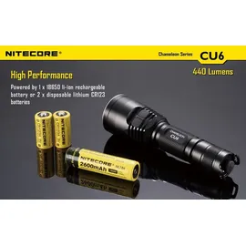Nitecore CU6 schwarz