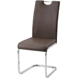 Hti-Living Schwingstuhl KellyC Kunstleder blau/braun