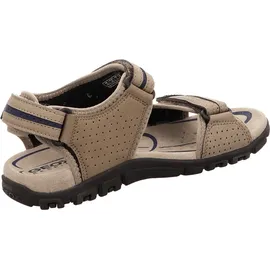 GEOX Uomo Strada Sandalen Sand / Navy 41