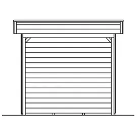 SKANHOLZ Venlo 2 3,8 x 2,5 m natur
