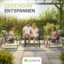 Juskys Genua Set 4-tlg. Anthrazit 
