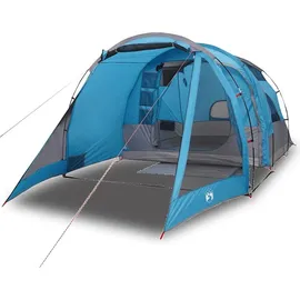 vidaXL Tunnelzelt 4 Personen Blau