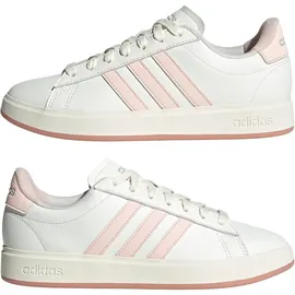 adidas Grand Court 2.0 Core White/Wonder Quartz/Linen Green Metallic 42