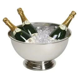 Sekt & Champagner - Sektkühler - Champagnerbowl - Edelstahl