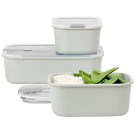 Mepal Frischhaltedose EasyClip weiß 0,7 l, 1 Set