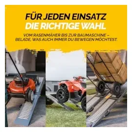 monzana Auffahrrampe 2er-Set 400kg klappbar