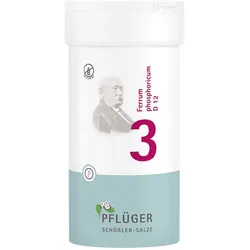 Schüßler-Salze Biochemie Pflüger 3 Ferrum phos. D12 Tbl.