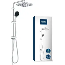 Grohe Vitalio Comfort 250 Flex Chrom Eckig Kopf- & Handbrause