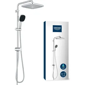 Grohe Vitalio Comfort 250 Flex Chrom Eckig Kopf- & Handbrause