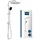 Grohe Vitalio Comfort 250 Flex Chrom Eckig Kopf- & Handbrause