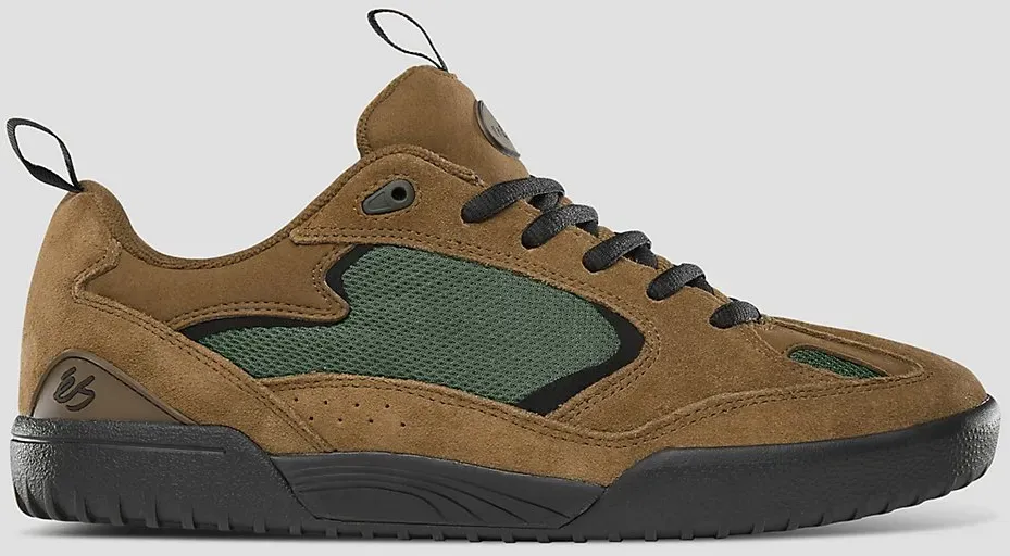 Es Quattro Skateschuhe brown / green Gr. 10.0
