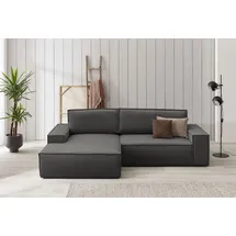 OTTO home Eckcouch Cord 2-Sitzer Grau
