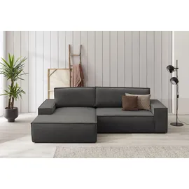 OTTO home Eckcouch Cord 2-Sitzer Grau