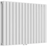 neu.haus Designheizkörper Nore 600 x 900 mm 1180 W weiß Mittelventil