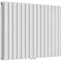 neu.haus Designheizkörper Nore 600 x 900 mm 1180 W weiß Mittelventil