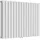 neu.haus Designheizkörper Nore 600 x 900 mm 1180 W weiß Mittelventil