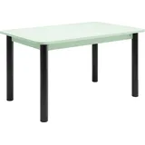 Tom Tailor Esstisch TOM TAILOR HOME "COLOR TABLE", fresh sage 08, schwarz 01, fresh sage 08, B:140cm H:76cm T:90cm, Tische, Esstisch, Esstisch, 4-Fuß, 3 Größen, 3 Dekorfarben, 4 Fußfarben, ABS-Kante