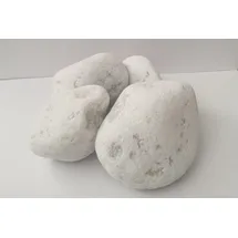 Bellamoli Granulati Kies Bianco Carrara 60 - 100 mm weiß 25 kg