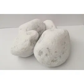 Bellamoli Granulati Kies Bianco Carrara 60 - 100 mm weiß 25 kg