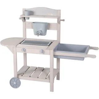 roba Mobile Matschküche BBQ aus Holz