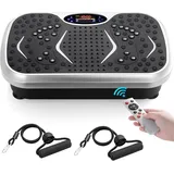 Vibrationsplatte Mit 99 Intensitätsstufen, 5 Trainingsprogrammen, Leisem Motor, Vibrations-fitnessgerät Für Den Heimgebrauch, Silber