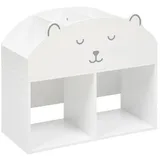 Atmosphera Créateur d'intérieur Kinderbücherregal Ourson onesize Holz weiß
