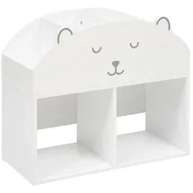 Atmosphera Créateur d'intérieur Kinderbücherregal Ourson onesize Holz weiß