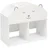 Atmosphera Créateur d'intérieur Kinderbücherregal Ourson onesize Holz weiß