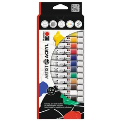 Marabu Artist Acryl 12er-Sortierung