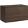 Badplaats Waschbeckenunterschrank Mali 2 Schubladen 80 x 54 x 46 cm Walnuss Braun