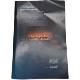 Cecotec Warm 3500 Curved Flames - Schwarz