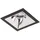 Brumberg Einbauleuchte 1 LED quadratisch Aluminium
