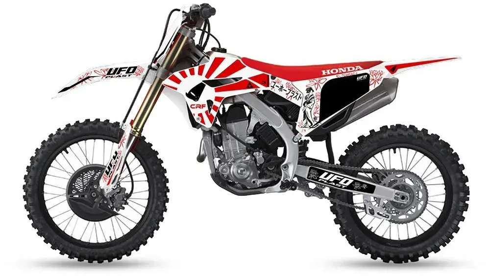 Ufo Akaishi Honda Crf 450r 21-22 Plastikbausatz - White - One Size