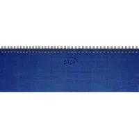 Brunnen Querkalender 777 32,6x10,2cm 1 Woche/2 Seiten Karton blau