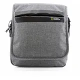 National Geographic Schultertasche NATIONAL GEOGRAPHIC "Stream", Damen, Gr. B/H/T: 19cm x 22cm x 22cm, grau, Nylon, unifarben, Taschen Schultertasche, mit einem geräumigen Hauptfach