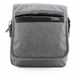 National Geographic Schultertasche NATIONAL GEOGRAPHIC "Stream", Damen, Gr. B/H/T: 19cm x 22cm x 22cm, grau, Nylon, unifarben, Taschen Schultertasche, mit einem geräumigen Hauptfach