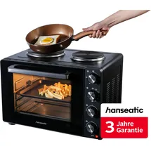 Hanseatic HMO366BKB schwarz