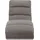 SalesFever Relaxliege SALESFEVER "Komfortable Relaxliege", grau (grau, chrom), B:60cm H:82cm T:170cm, Strukturstoff (100% Polyester), Metall, Sofas, Quergesteppt, Oeko-Tex zertifizierter Bezug, PFC-frei