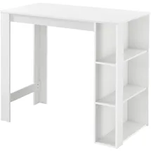 [en.casa] Bartisch Danderyd 120 x 60 x 106 cm Weiß