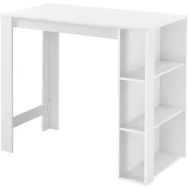 [en.casa] Bartisch Danderyd 120 x 60 x 106 cm Weiß
