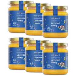 Bio-Lavendelhonig für Kinder 6 x 250 g