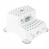 KEEEPER Tritthocker Igor, Stitch, für Kinder, aus Kunststoff, 2 Stufen, weiß