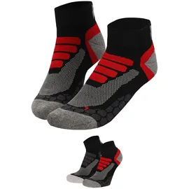 xtreme sockswear Laufsocken 2-Paar Schwarz 39