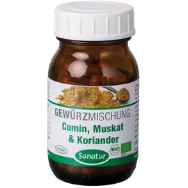 Sanatur GmbH Cumin Muskat & Koriander Gewürzmischung Kapseln