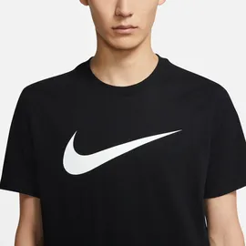 Nike Herren Sportswear Swoosh T-Shirt BLACK/WHITE S