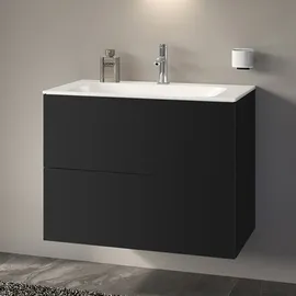 Keuco Waschtischunterschrank 2 Auszüge 80 x 49 x 60,5 cm Schwarz