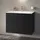 Keuco Waschtischunterschrank 2 Auszüge 80 x 49 x 60,5 cm Schwarz