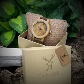Holzwerk Germany TORI BROWN Leder 38 mm Quarz